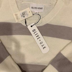 Olive + Oak Striped Sweater